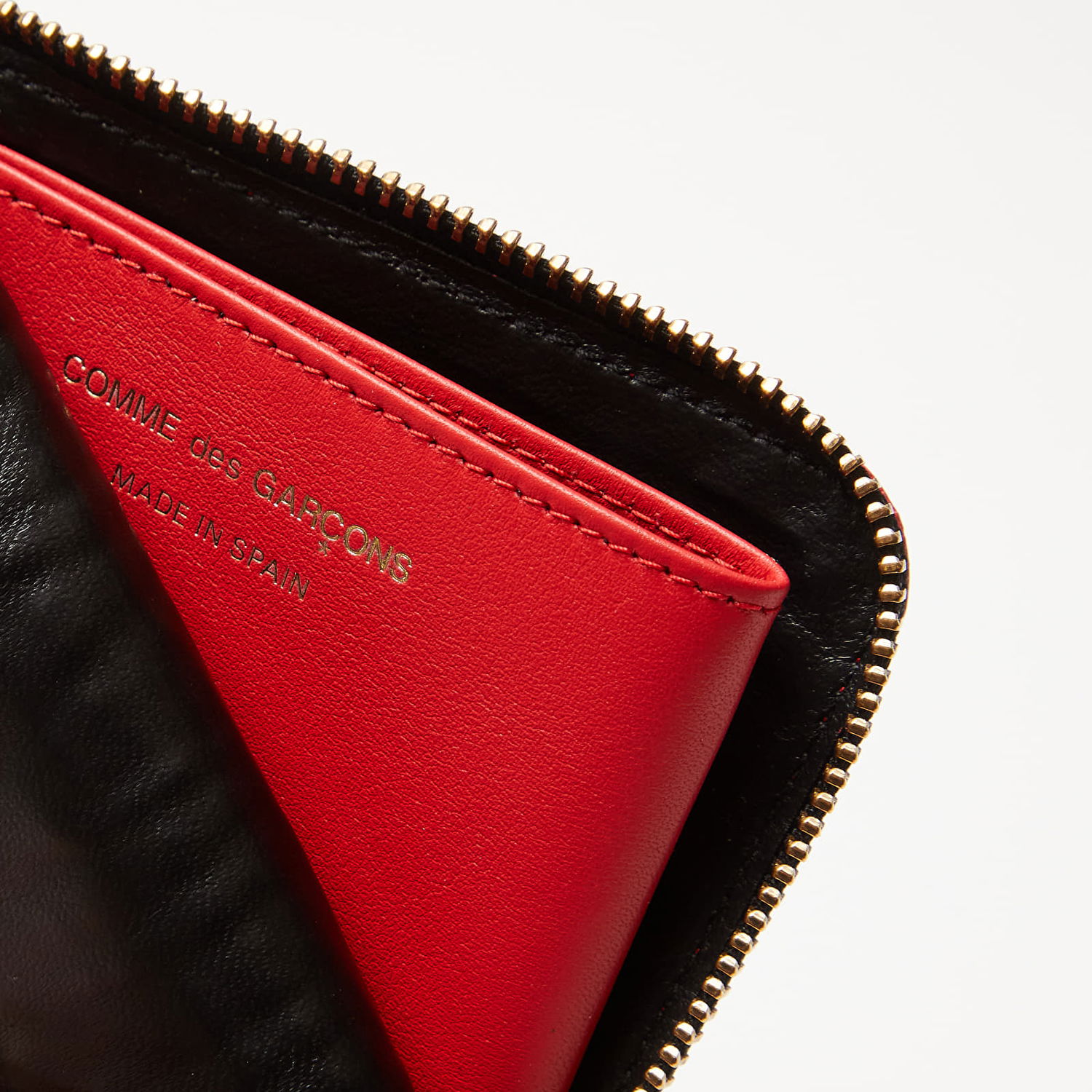 Tegnebog Comme des Garçons Embossed Roots Wallet Red Rød | SA3100ER red, 1