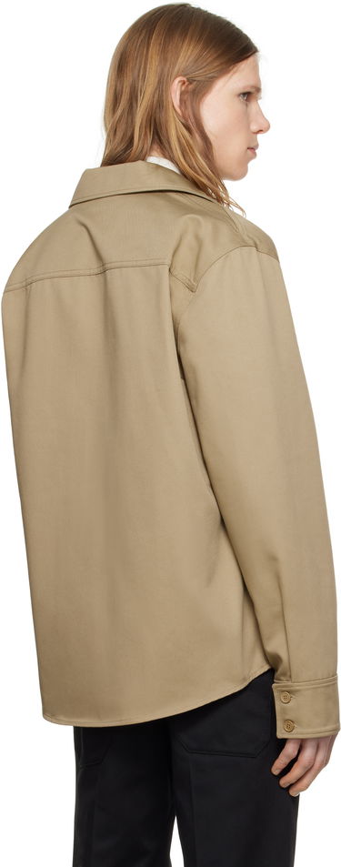 Jakke Courrèges Courrèges Utility Overshirt Beige | 125CCH083PL0178, 2