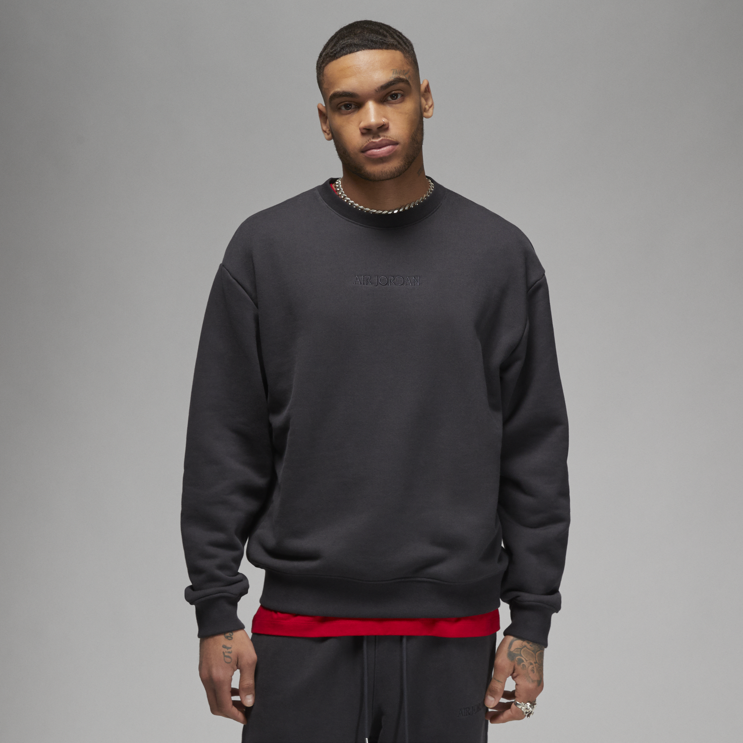 Sweatshirt Jordan mikina Air Wordmark Grå | FJ7788-045, 0