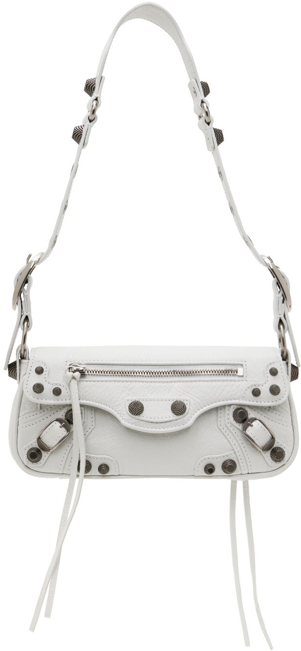 Skuldertaske Balenciaga 'Le Cagole XS Sling' Bag Hvid | 771670 1VG9Y