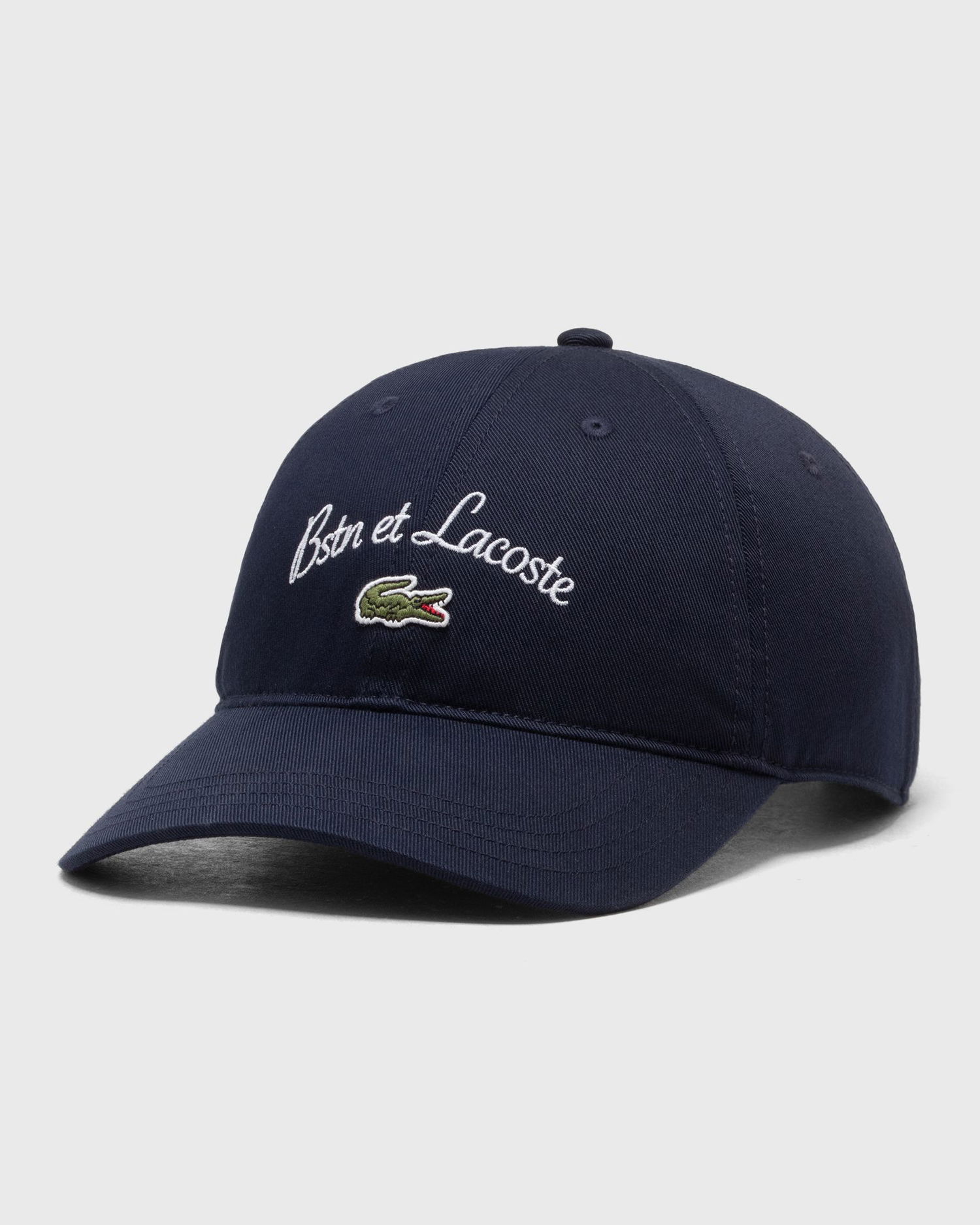 Kasket Lacoste BSTN Cotton Twill Cap Mørkeblå | RK0491-166-BSTN, 0