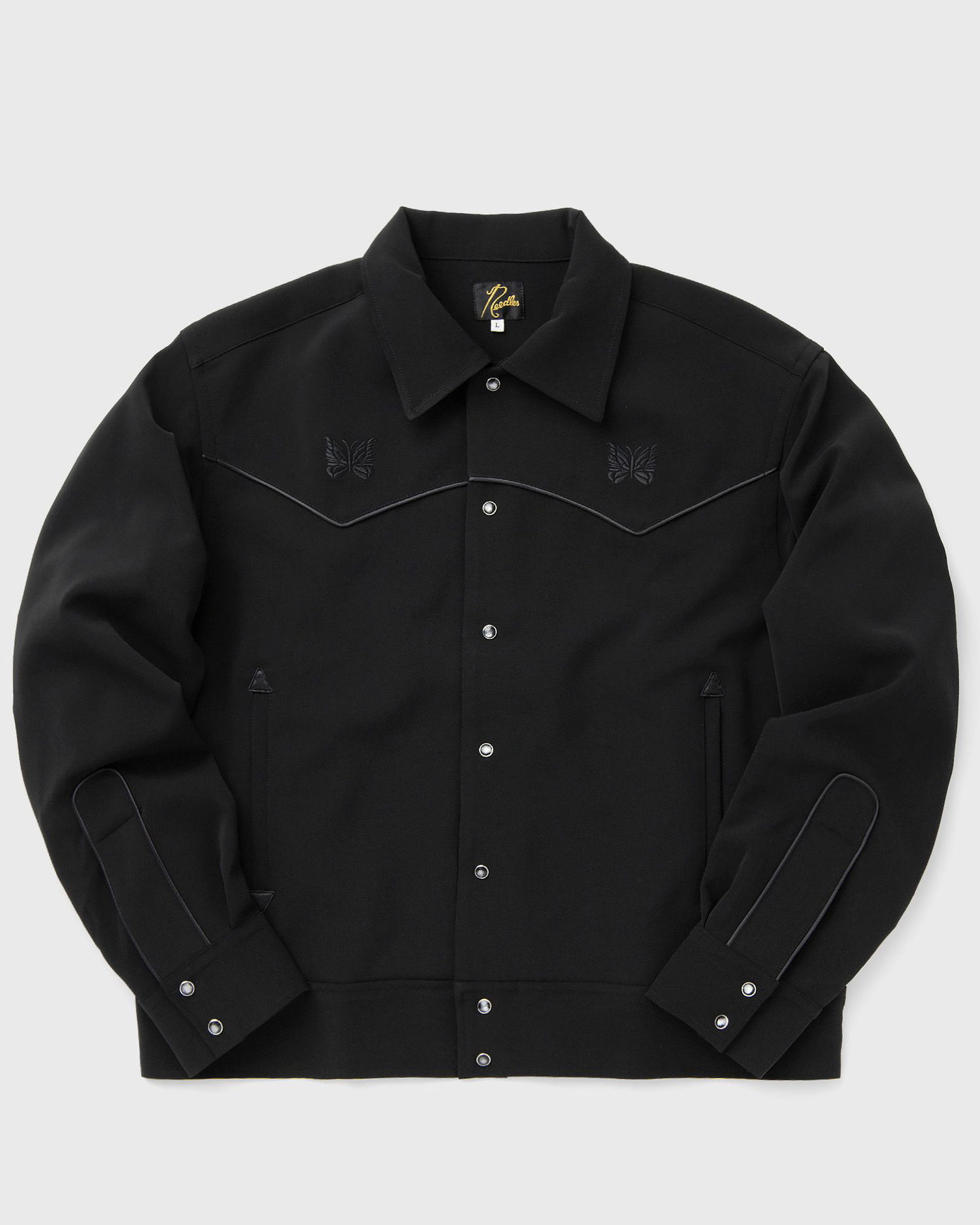 Skjorte Needles Piping Cowboy Jacket Sort | OT136-C-BLACK, 0