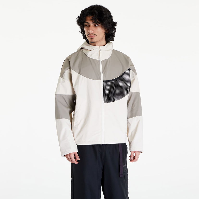 Jakke Reebok Men's jacket Hooded Jacket Beige Hvid | RMEA001C99FAB0010500