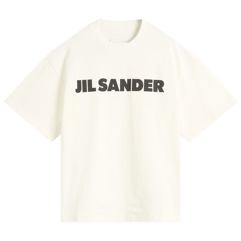 T-shirt Jil Sander Jil Sander Logo T-Shirt, Size Large Hvid | J03GC0137-J45148-102