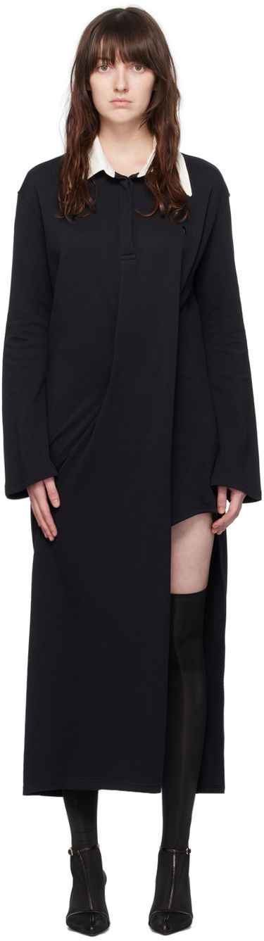 Kjole Courrèges Courrèges Twist Maxi Dress Sort | 224JRO413JS0141, 0