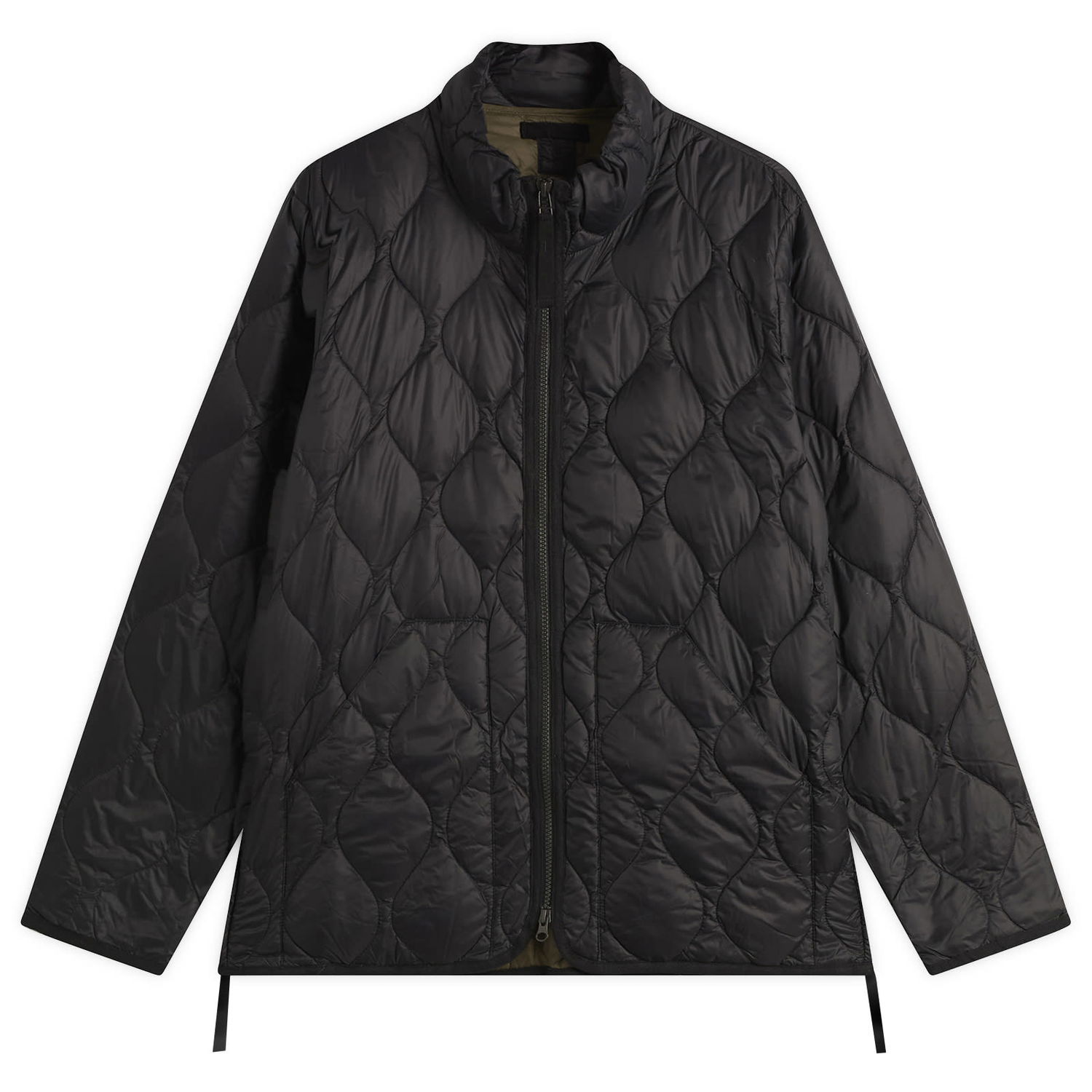 Puffer jakke TAION Military Hi-Neck Zip Softshell Down Jacket Size Small Sort | TAION-102ALSZML-1-BLK, 0