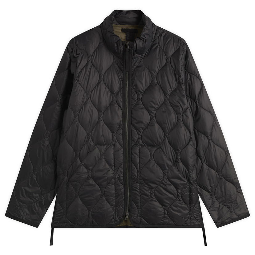 Puffer jakke TAION Military Hi-Neck Zip Softshell Down Jacket Size Small Sort | TAION-102ALSZML-1-BLK