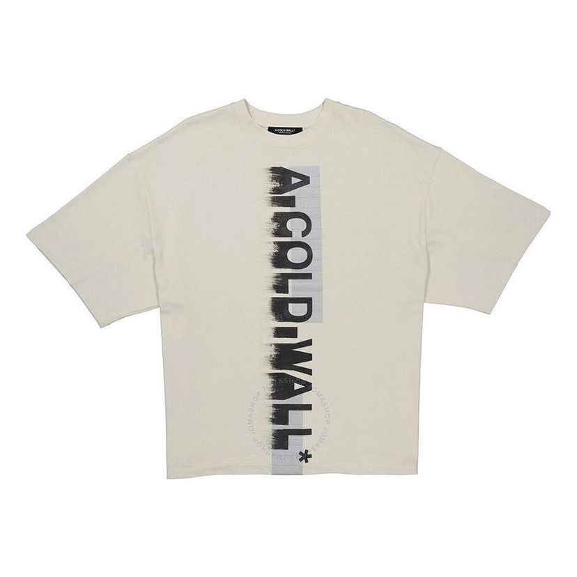 T-shirt A-COLD-WALL* A-COLD-WALL* Brushed Logo T-Shirt Hvid | ACWMTS066-BONE