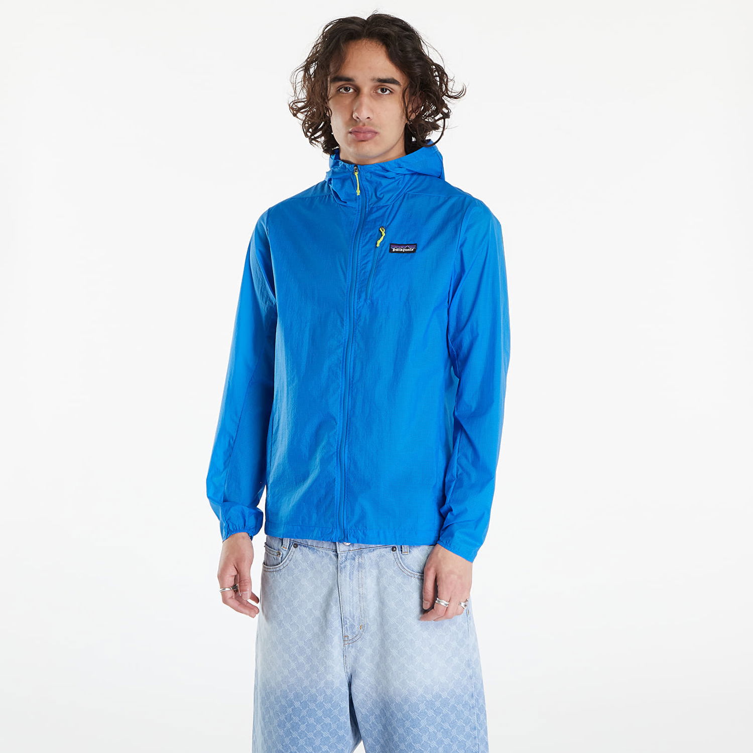 Vindjakke Patagonia Houdini Jacket Vessel Blue Blå | 24142 VSLB, 0
