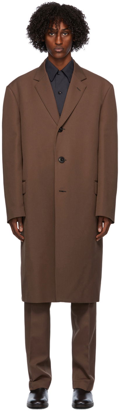 Frakker LEMAIRE Lemaire Suit Coat Brun | X 203 CO147 LF483