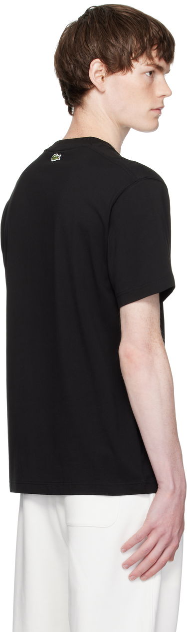 T-shirt Lacoste Lacoste Signature Print Cotton T-Shirt Sort | TH2733_031, 2