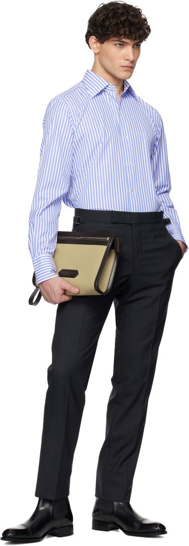 Håndtaske Tom Ford Leather Mini Pouch Beige | H0561-LCL213S, 3