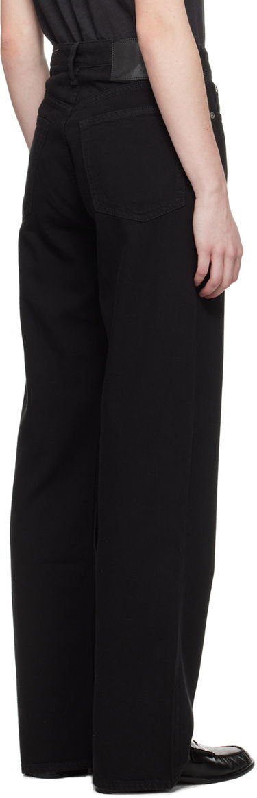 Jeans rag & bone Rag & Bone Logan Wide Leg Jeans Sort | WDD22H2935STBL, 2