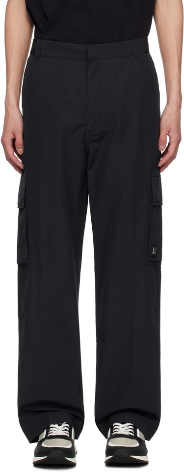 Cargo bukser BOSS Hugo Regular-Fit Water-Repellent Cargo Trousers Sort | 50530813, 0