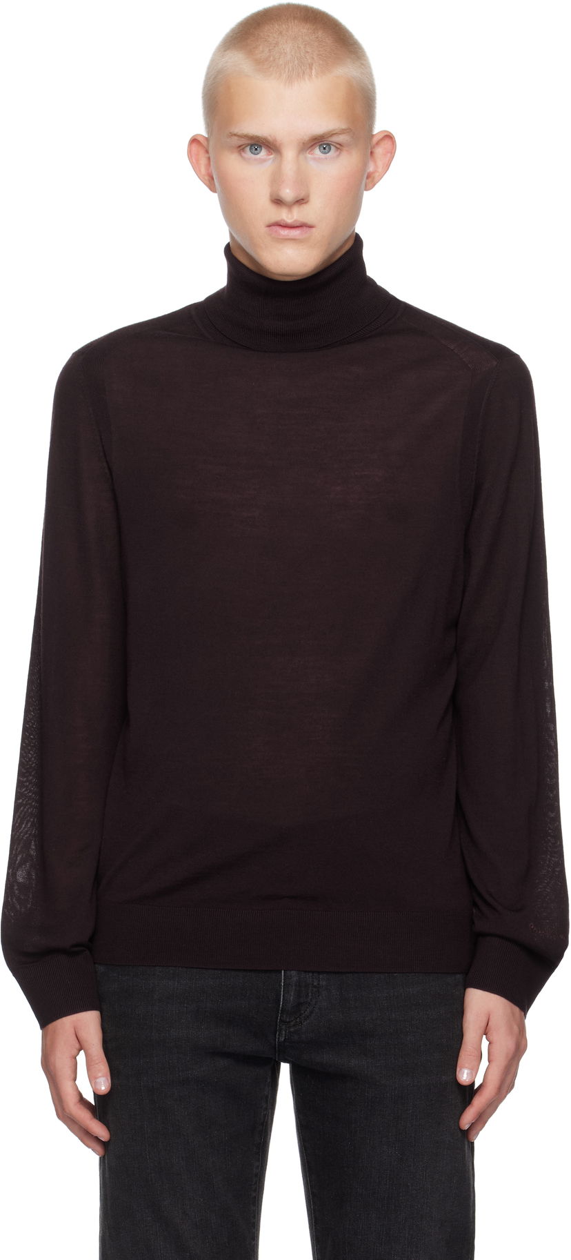 Sweater Paul Smith Paul Smith Roll Neck Turtleneck Brun | M1R-565X-M02093-59