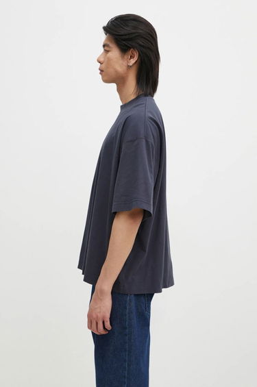 T-shirt VETEMENTS Oval Logo Cropped Boxy T-Shirt Blå | UA66TR600N, 1