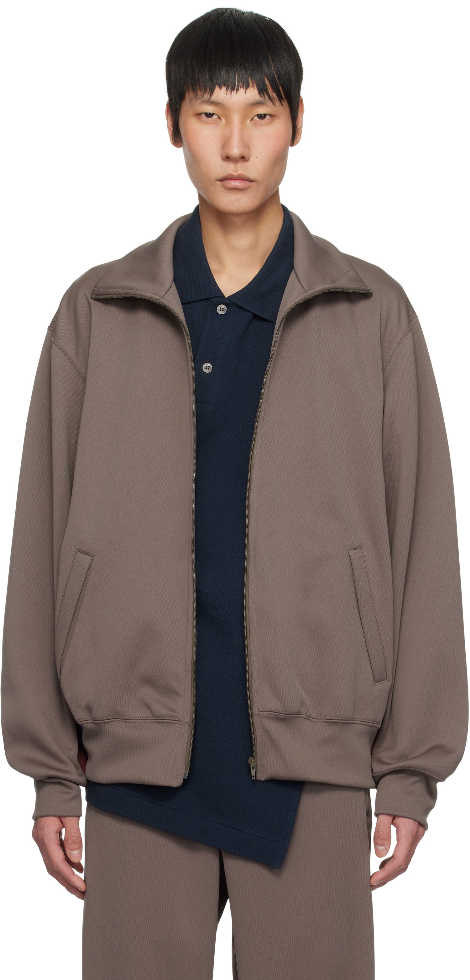 Jakke Comme des Garçons CDG Homme Deux Striped Track Jacket Brun | DO-T022-051, 0