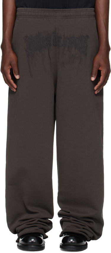 Joggingbukser VETEMENTS Vetements Cradle of Filth Dripping Logo Baggy Sweatpants Grå | UCF76SP450C, 0