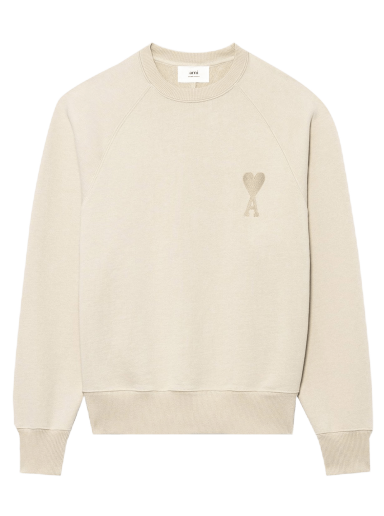 Sweatshirt AMI De Coeur Sweatshirt Beige | USW002 747 250