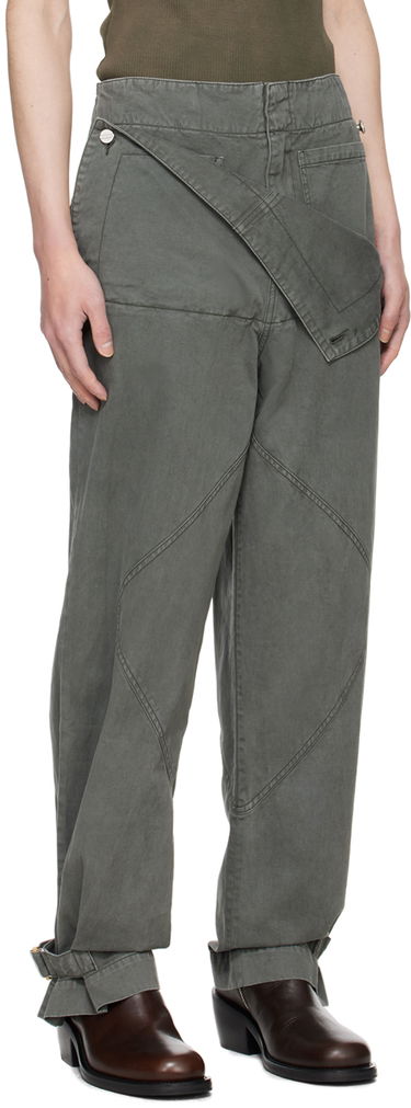 Bukser Dion Lee Shell Trousers Grå | C2175PS24, 3
