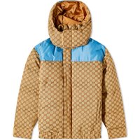 Jakke Gucci GG Jacquard Hooded Down Jacket Beige | 751395-Z8BJ6-2190, 1
