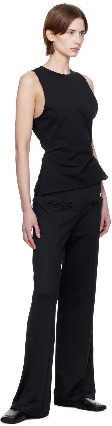 Tanktop Courrèges Courrèges Fitted Tank Top Sort | 125JDE094JS0107, 3