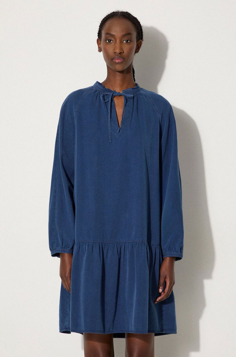 Kjole A.P.C. Robe Natalia Mini Dress Blå | COEYL.F05944