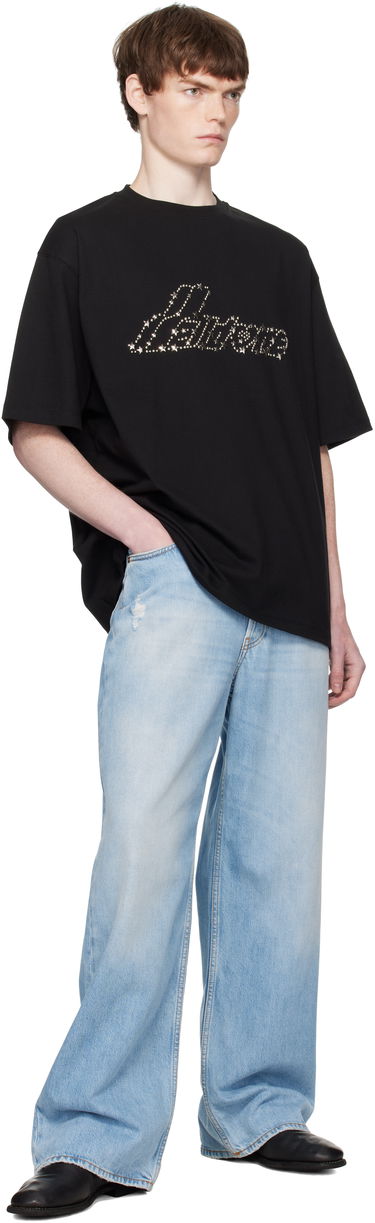 T-shirt We11done WE11DONE Pearly Logo T-Shirt Sort | WD-TT2-25-735-U-BK, 3