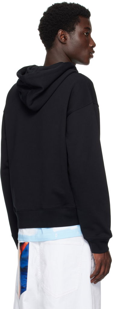 Sweatshirt Moschino Moschino Printed Organic Cotton Hoodie Sort | 252ZZ170852281555, 2