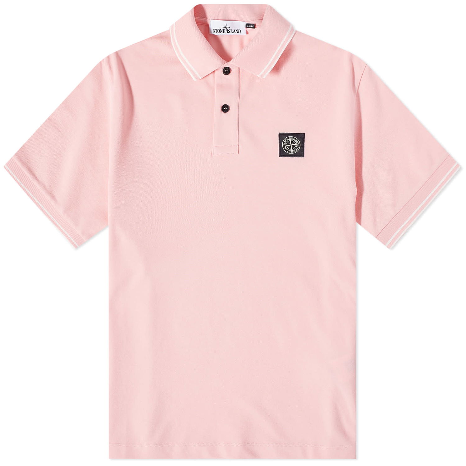 Polo skjorte Stone Island Patch Polo Lyserød | 10152SC18-V0080, 0