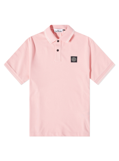 Polo skjorte Stone Island Patch Polo Lyserød | 10152SC18-V0080