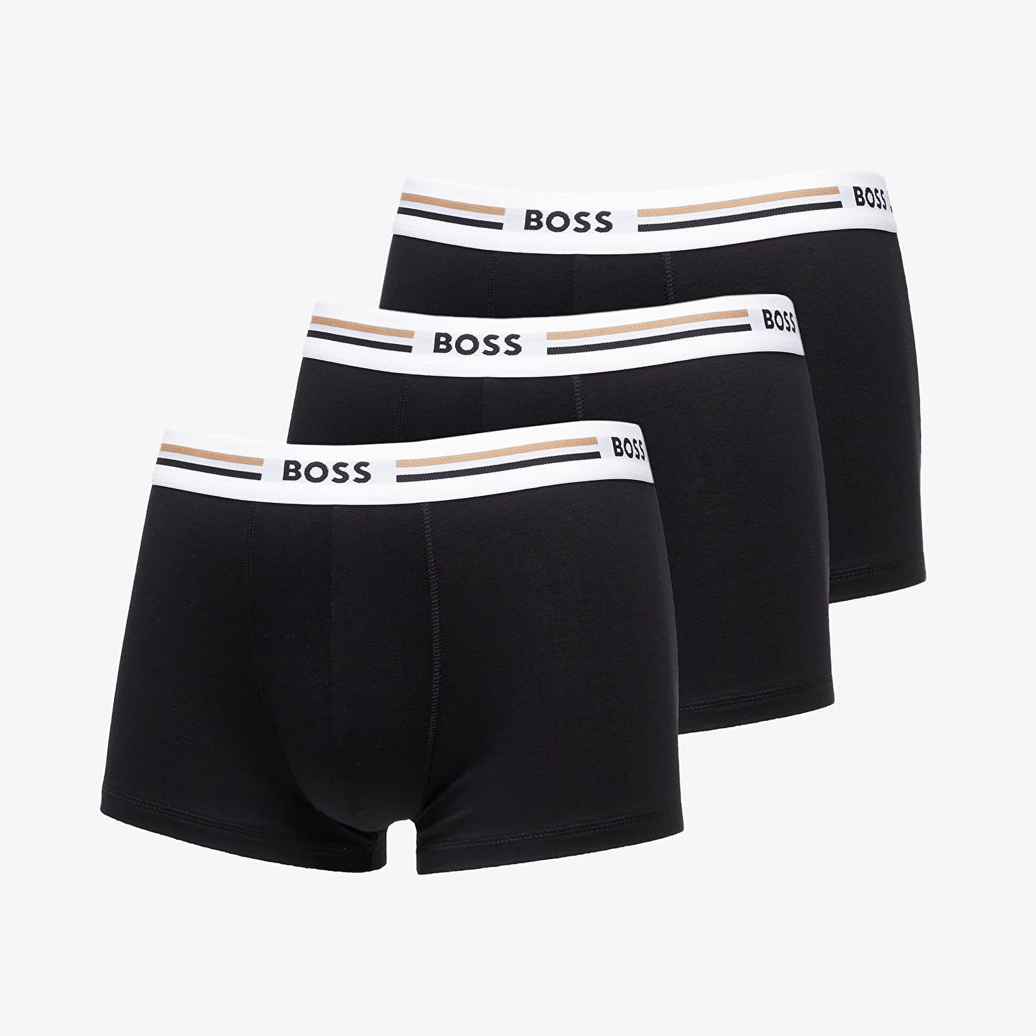 Boksere BOSS Revive Trunk 3-Pack Black Sort | 50492200-001, 0