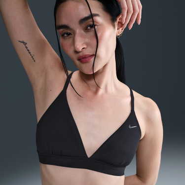 Bh Nike Form Light-Support Triangle Unpadded Sports Bra Sort | HQ7003-011, 0