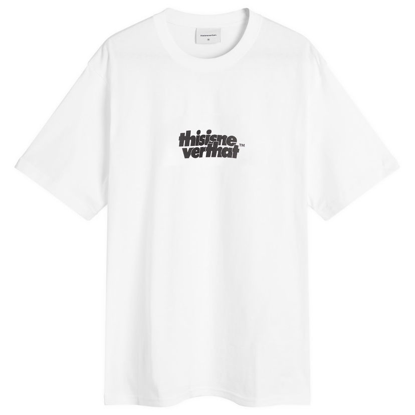 T-shirt thisisneverthat thisisneverthat Ol-Logo T-Shirt, Size Large Hvid | TN250TTSST05-WHT