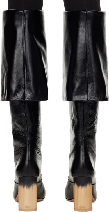 Kjole CHLOÉ Chloé Georgia Heeled Tall Boots Sort | CHC25S07YQJ, 1