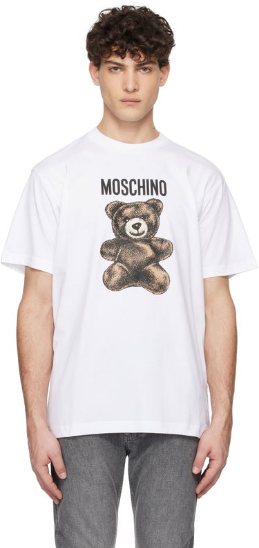 T-shirt Moschino Moschino Teddy Bear Graphic T-Shirt Hvid | 251ZZV071002411001, 0