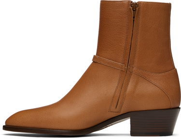 Skopleje Valentino Valentino Garavani Pat Ankle Boots Brun | 6Y2S0J27DQX, 2