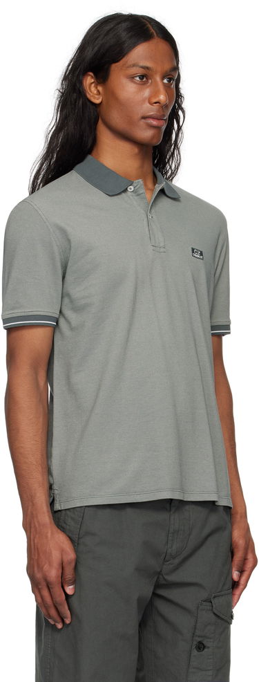Polo skjorte C.P. Company C.P. Company Tacting Piquet Polo Mørkeblå | 18CMPL130A006263G, 4
