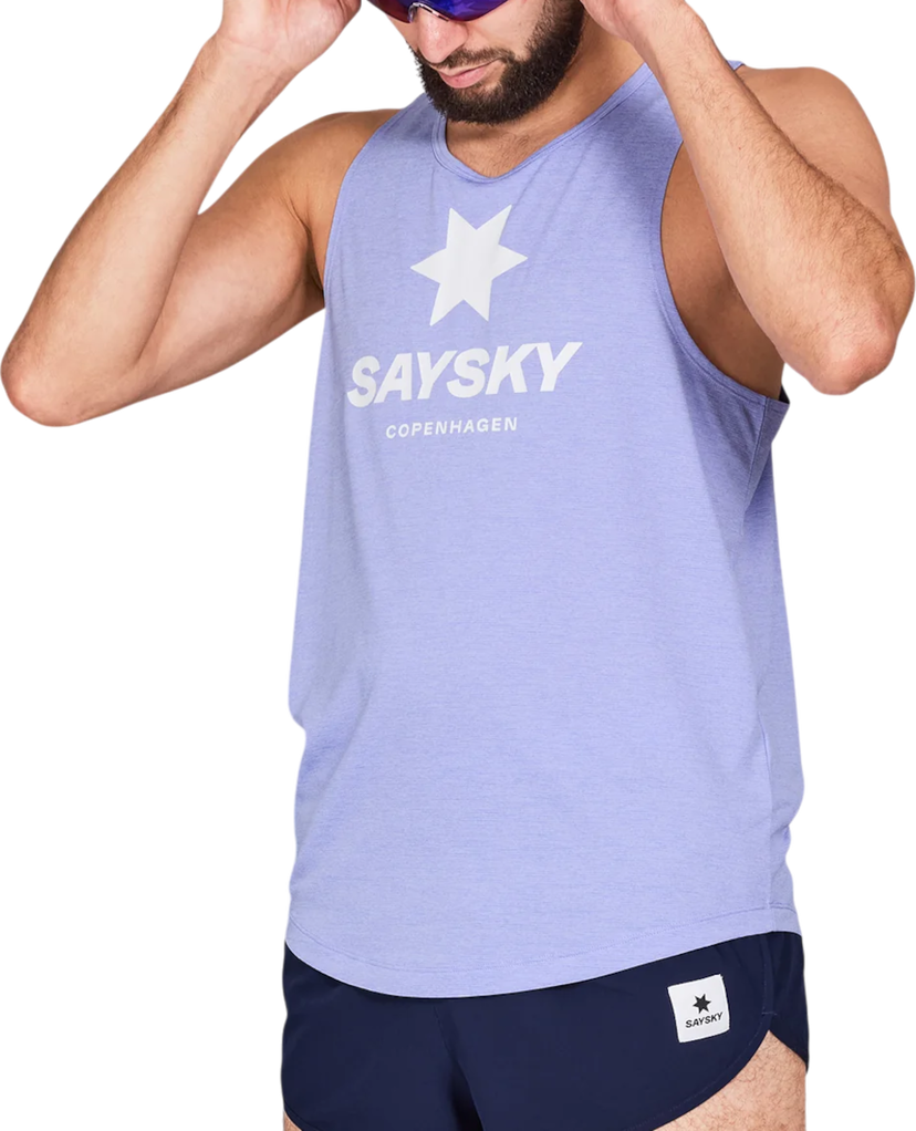 Tanktop Saysky Saysky Logo Combat Pro Singlet Blå | nmrsi30c7008