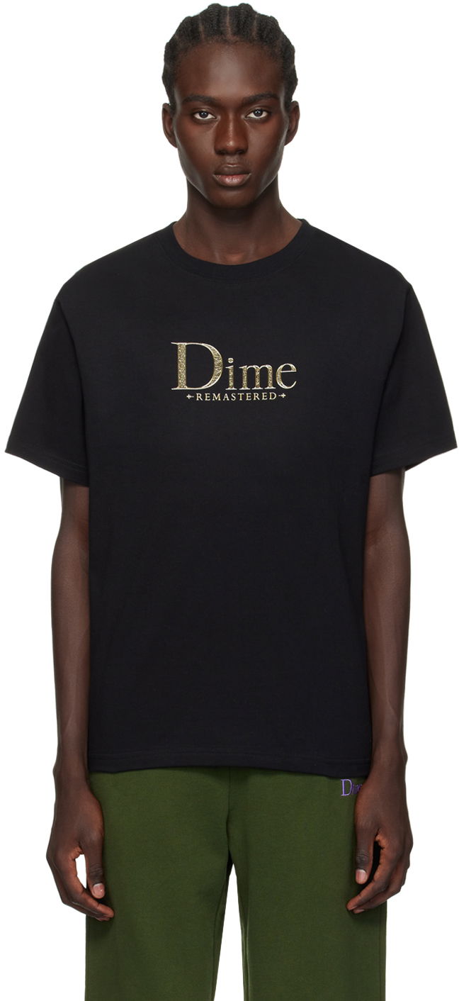 T-shirt Dime 'Remastered' T-Shirt Sort | DIMEHO2322BLK, 0