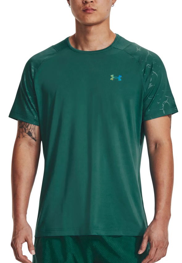 T-shirt Under Armour Rush Vent Tee Grøn | 1376790-722, 0