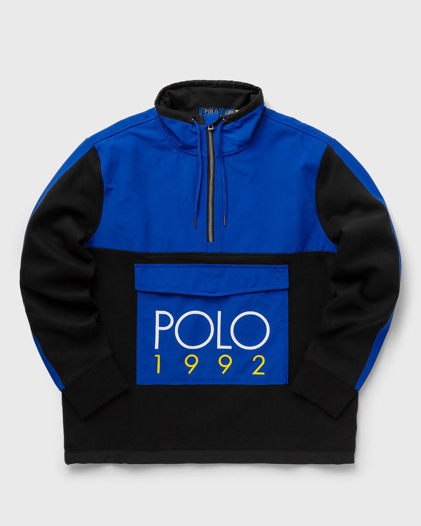 Sweatshirt Polo by Ralph Lauren ZIPMNJKTM3-LONG SLEEVE-HALF ZIP Blå | 710926948001