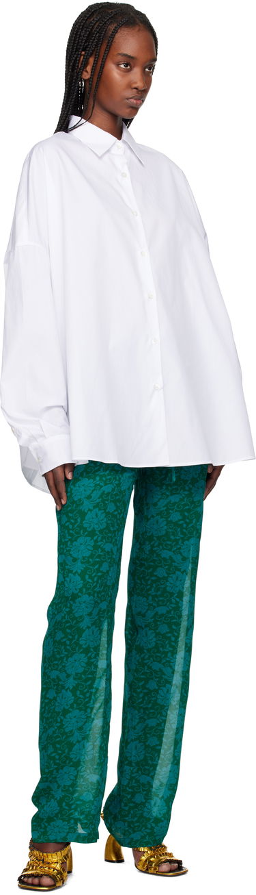 Skjorte Dries Van Noten Dries Van Noten Cotton Poplin Shirt Hvid | 251-010700-1466, 3