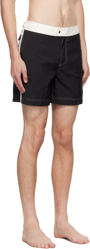Badetøj Tom Ford TOM FORD Nylon Contrast Swim Shorts Sort | BSS002-FMN067, 1