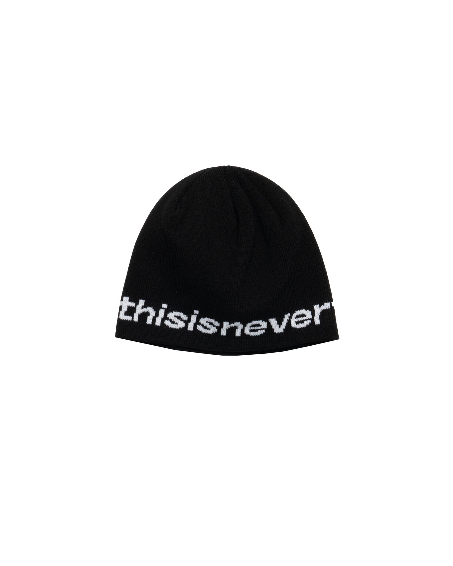 Beanie thisisneverthat SP-Logo No Cuff Beanie Sort | TN250WHWBE0A-BLK, 0