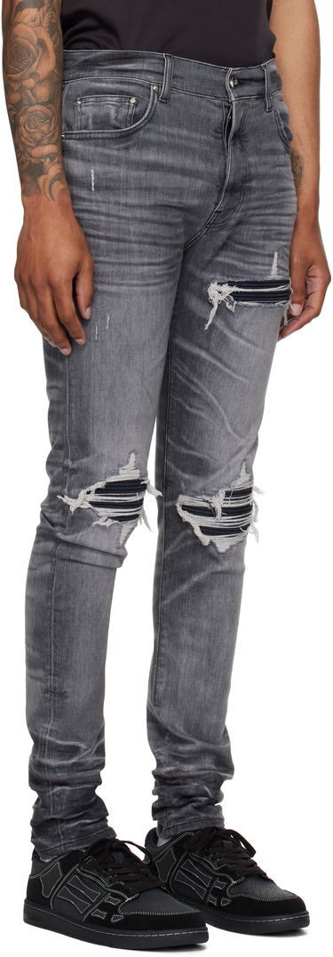 Jeans AMIRI AMIRI MX1 Jeans with Suede Patches Grå | AMDNSY1158, 1