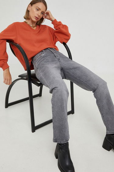Jeans Levi's High Waist 501 Crop Jeans Grå | 36200.0235, 0