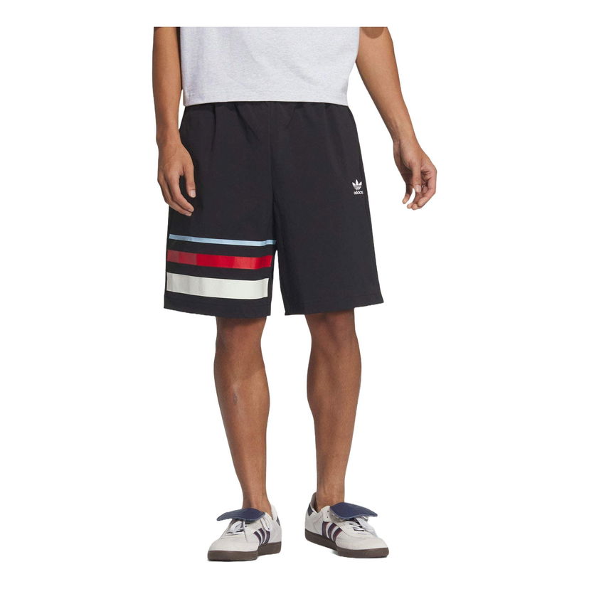 Shorts adidas Originals Retro Striped Athletic Shorts Sort | JM7273