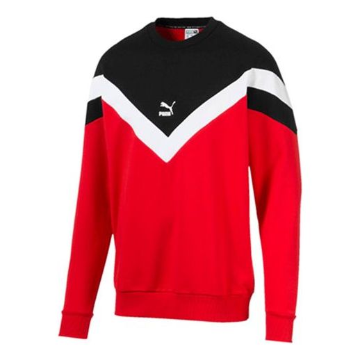 Sweater Puma Puma Knit Pullover Rød | 595953-11
