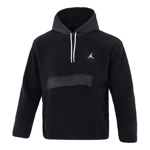 Sweatshirt Jordan Jordan Fleece Hoodie Sort | DV1587-010